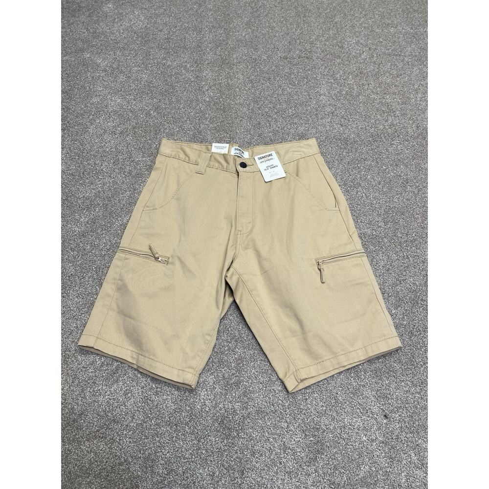 Preppy Summer Levi Strauss Signature Gold 10.5” Cargo Utility Shorts Khaki sz 30